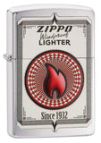 Zippo Trading Cards Brushed Chrome 28831