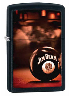 Zippo Jim Beam Logo Black Matte 28840