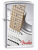 Zippo Fender Guitar High Polish Chrome 28845