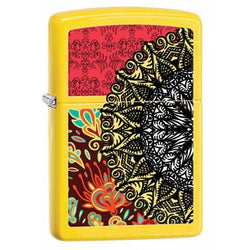 Zippo Sun and Floral Design Lemon 28850