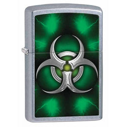 Zippo Metallic Biohazard Street Chrome 28853