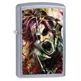 Zippo Screaming Zombie Street Chrome 28876