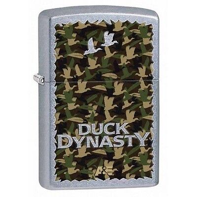 Zippo Duck Dynasty Patterned Camouflage Street Chrome 28880
