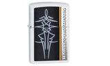 Zippo Harley Davidson Pocket Lighter w/ Tribal Design, White Matte 28978