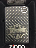 Zippo Harley Davidson Black Matte Laser Engrave 28983