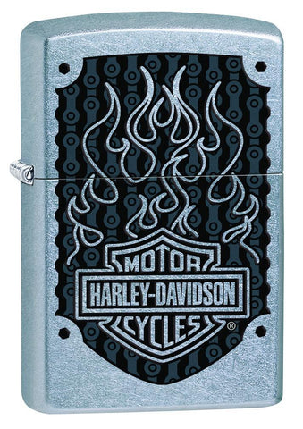 Zippo Harley Davidson Logo Flame Street Pocket Lighter,29157