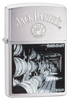 Zippo Jack Daniel's Series 6 Brushed Chrome 29178