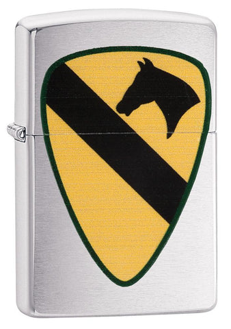 Zippo U.S. Army 1st Cavalry Brushed Chrome 29184
