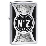 Zippo Jack Daniel's Old No. 7 High Polish Chrome Pocket Lighter 29233