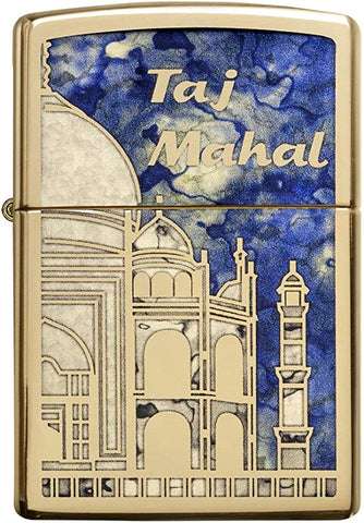 Zippo Taj Mahal High Polish Brass Pocket Lighter 29245