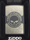 Zippo Harley-Davidson Skull Chrome Black Matte 29291