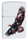 Zippo Patriotic Eagle White Matte 29418