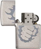 Zippo Tattoo Fire & Fist Brushed Chrome 29428