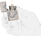 Zippo Tattoo Fire & Fist Brushed Chrome 29428