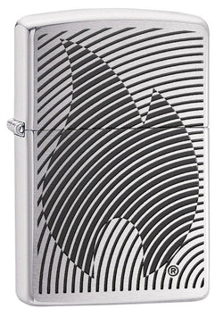 Zippo Illusion Flame Brushed Chrome 29429