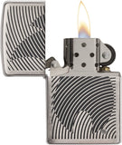 Zippo Illusion Flame Brushed Chrome 29429