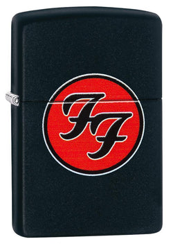 Zippo Foo Fighters Black Matte Pocket Lighter 29477