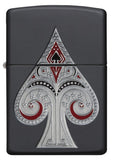 Zippo Spade Emblem Black Matte 29491