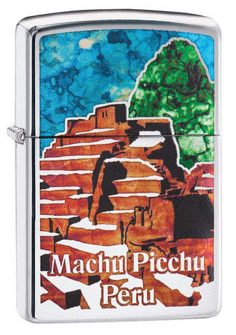 Zippo Machu Picchu Peru High Polish Chrome 29496