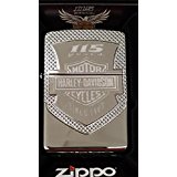 Zippo Harley-Davidson 115th Anniversary Armor Zippo Lighter, Polish Chrome 29557