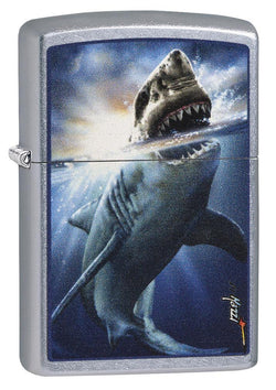 Zippo Mazzi Shark Pocket Lighter 29568