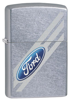 Zippo Angled Ford Logo Street Chrome 29577