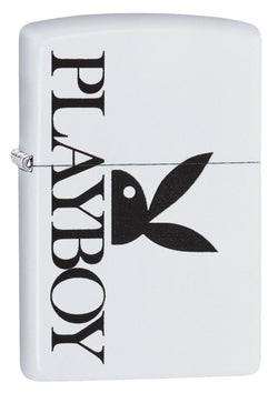 Zippo Playboy White Matte Pocket Lighter 29579