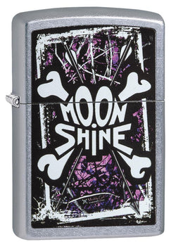 Zippo Moon Shine Purple Camo Pocket Lighter 29594