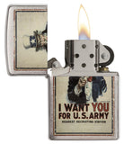 Zippo I Want You for U.S. Army Pocket Lighter 29595