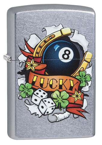 Zippo Lucky Tattoo Pocket Lighter 29604