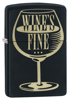 Zippo Liquor's Quicker, Wine's Fine Pocket Lighter 29611