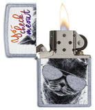 Zippo Cat with Glasses Pocket Lighter 29619