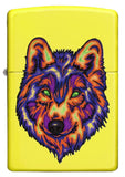 Zippo Neon Wolf Pocket Lighter 29639