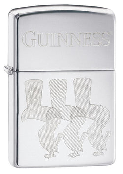 Zippo High Polish Chrome Toucan Guinness 29648