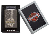 Zippo Harley-Davidson Black Ice Windproof Lighter 29737