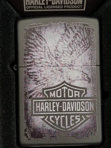 Zippo Harley-Davidson Black Matte 29744