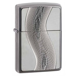 Zippo Texas Twister Emblem Black Ice 667